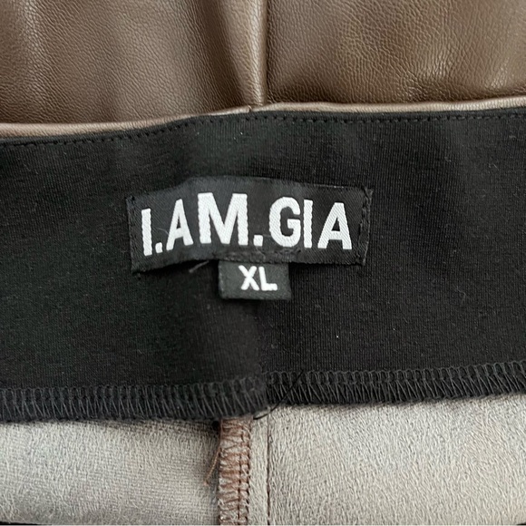 I.AM.GIA Estyn Low Rise Flare Faux Leather Pants - Picture 9 of 13